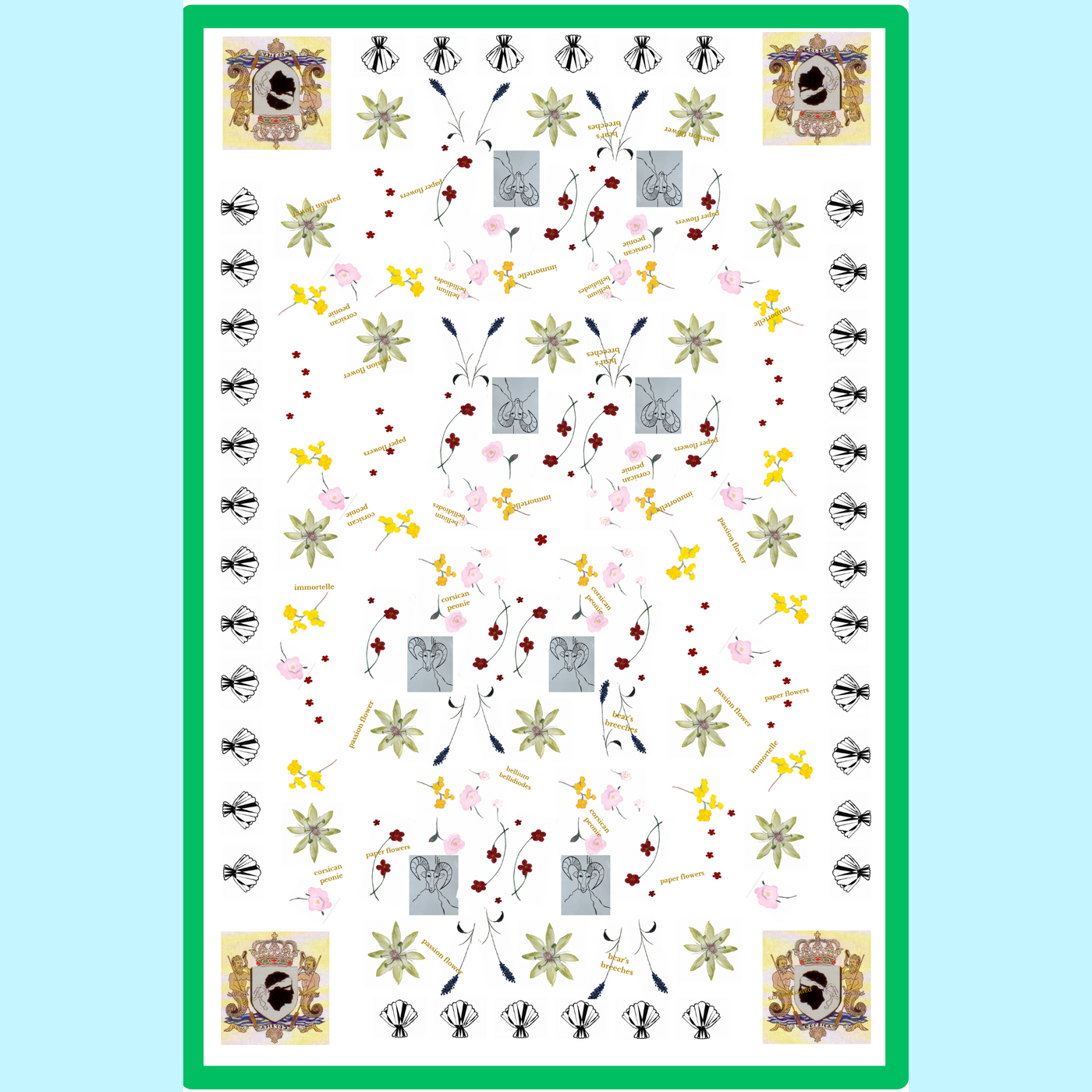 Corsica Chiffon Scarf