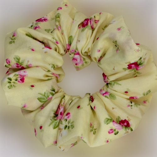 Cotton Primrose scrunchie